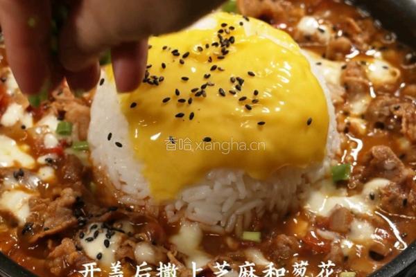 番茄芝士肥牛烩饭的做法图解8