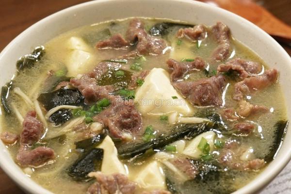 牛肉海带豆腐汤