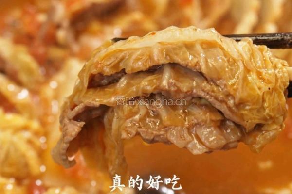 黑松露白菜肥牛千层的做法图解8