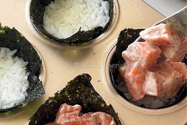 三文鱼玛芬杯的做法图解4