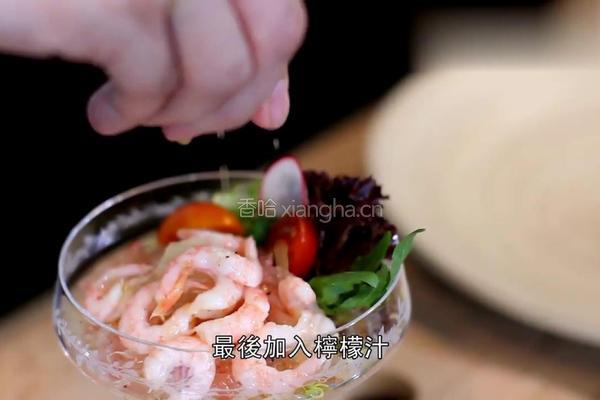 柚子加拿大北极虾配青柠苏打的做法图解7