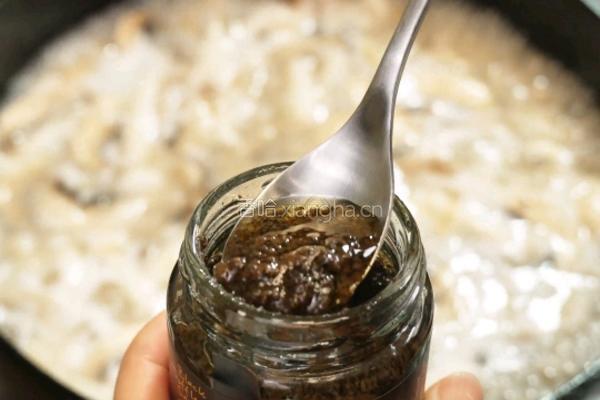 黑松露意式菌菇烩饭的做法图解5