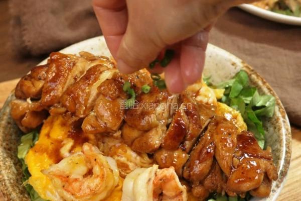照烧鸡腿滑蛋饭的做法图解8