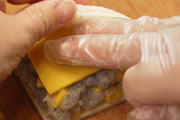 蒜香芝士虾滑吐司的做法图解4
