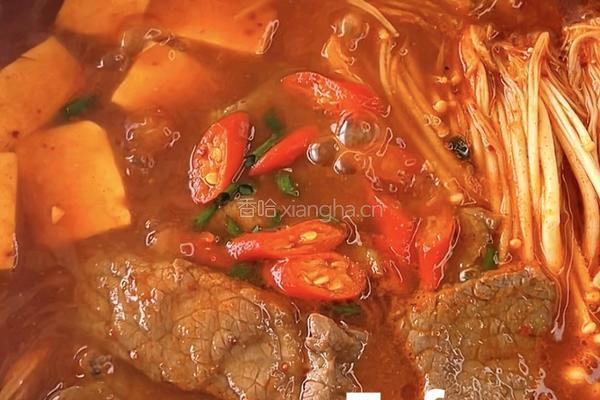 辣牛肉豆腐汤