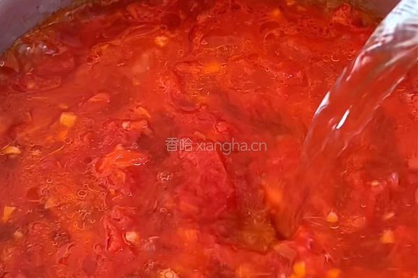 番茄肥牛虾滑面的做法图解4