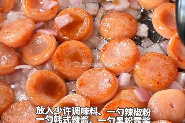 黑松露辣奶油烤肠乌冬面的做法图解4
