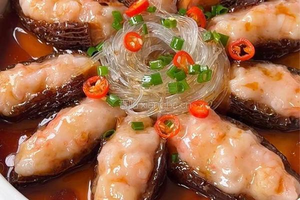 羊肚菌酿虾滑