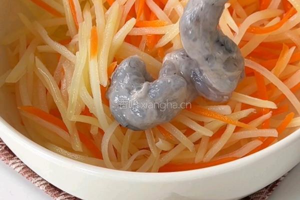 黑松露土豆虾肉球的做法图解2