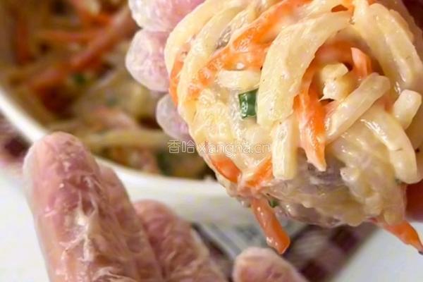 黑松露土豆虾肉球的做法图解5