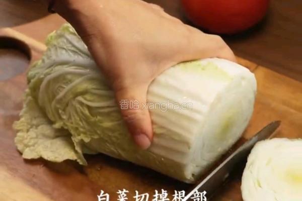 黑松露白菜肥牛千层的做法图解1