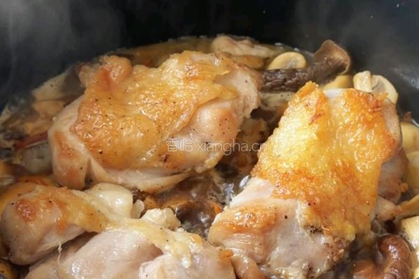 黑松露菌菇炖鸡的做法图解6