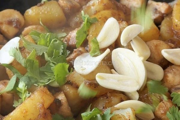 土豆炒蘑菇的做法图解6