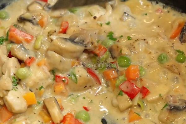 法式奶油鸡肉酥的做法图解7
