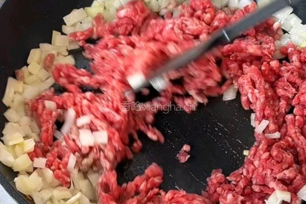 黑松露芝士牛肉法棍的做法图解3