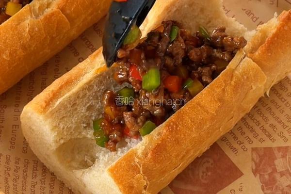 黑松露芝士牛肉法棍的做法图解6