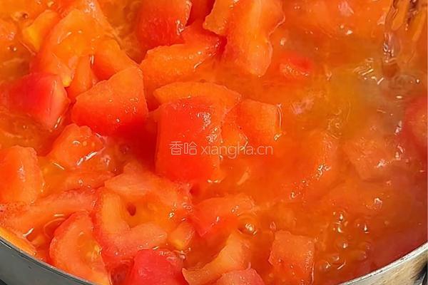 番茄酸汤水饺的做法图解4