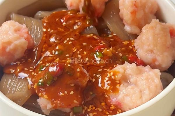 麻酱虾滑宽粉的做法图解5