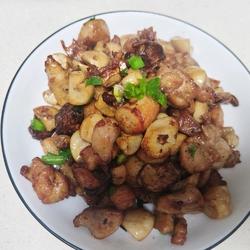 口蘑炒鸡腿肉的做法[图]