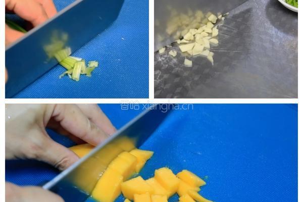加拿大北极虾生虾拌水果茶凉粉的做法图解2