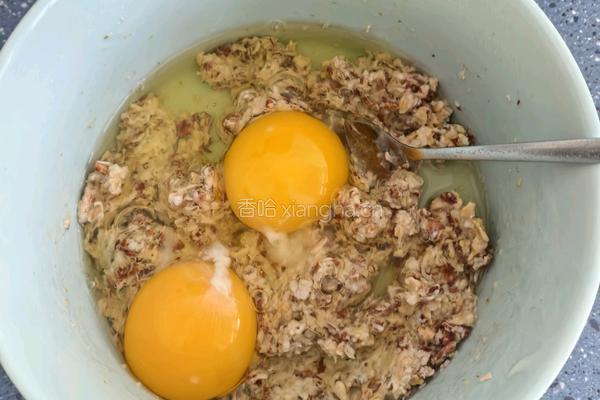 燕麦鸡蛋饼的做法图解3