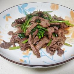 香菜炒牛肉的做法[图]
