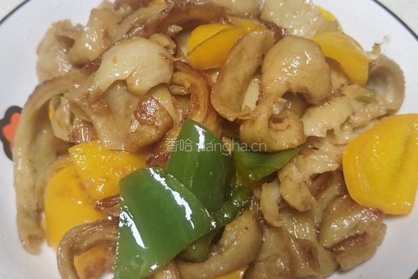 菜椒炒面筋