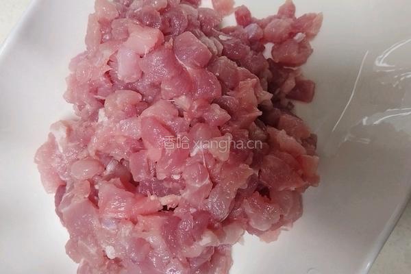 肉沫豇豆的做法图解1