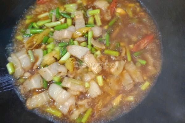 蒜苔炒五花肉的做法图解7