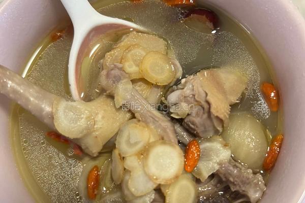花旗参鸽子排骨汤