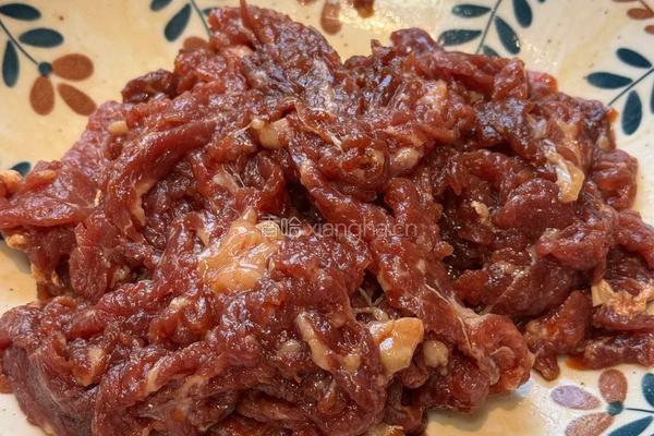 香干炒牛肉的做法图解3