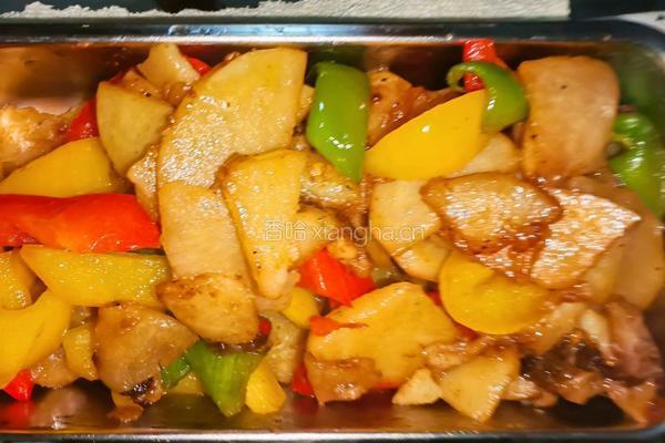 彩椒土豆片的做法图解6
