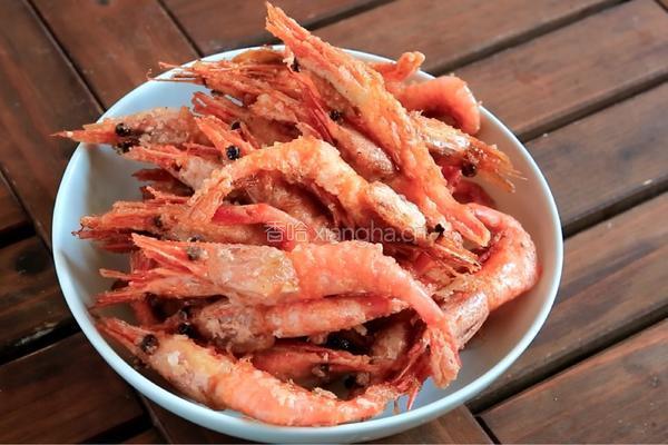 油炸酸辣加拿大北极虾生虾的做法图解5