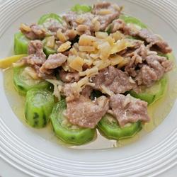 干贝瘦肉蒸丝瓜的做法[图]