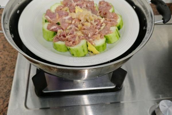 干贝瘦肉蒸丝瓜的做法图解3