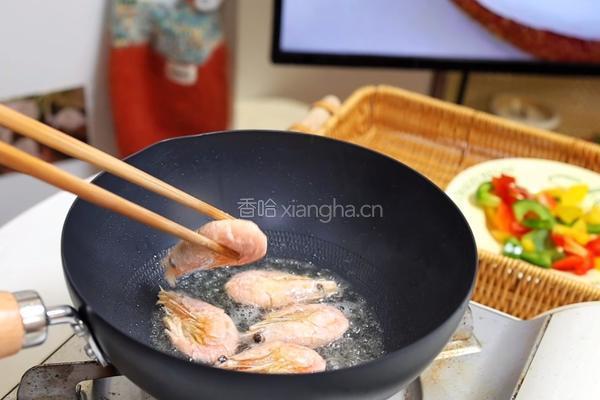 椰香咖喱加拿大北极虾的做法图解4