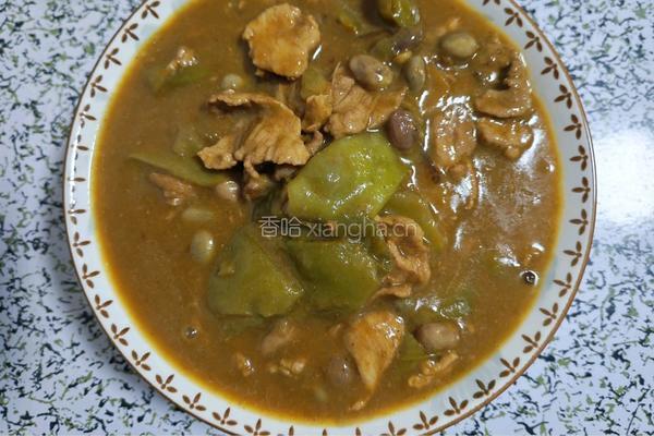 东北豆角炖肉