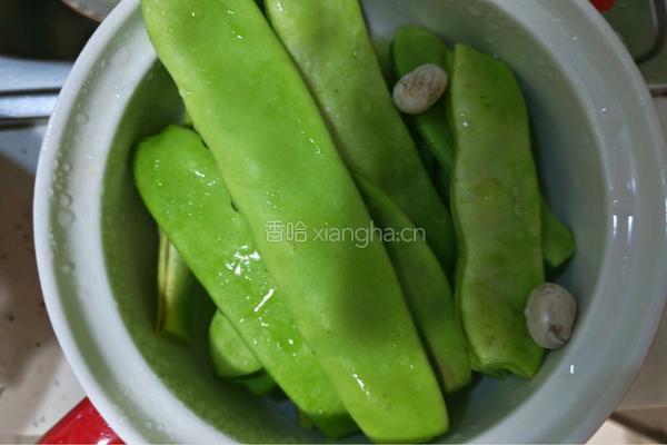 东北豆角炖肉的做法图解2