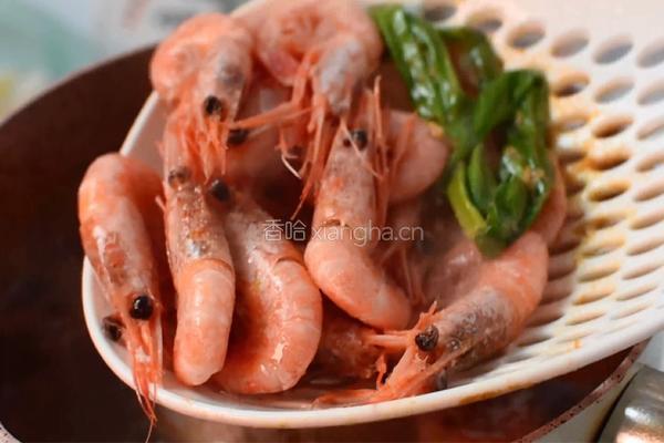 干锅麻辣加拿大北极虾生虾的做法图解3