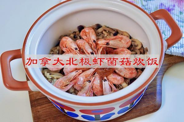 加拿大北极虾菌菇炊饭