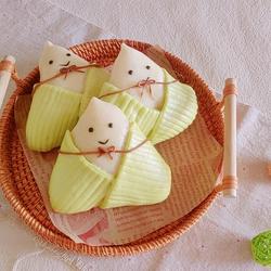 肉松芝麻粽子包的做法[图]