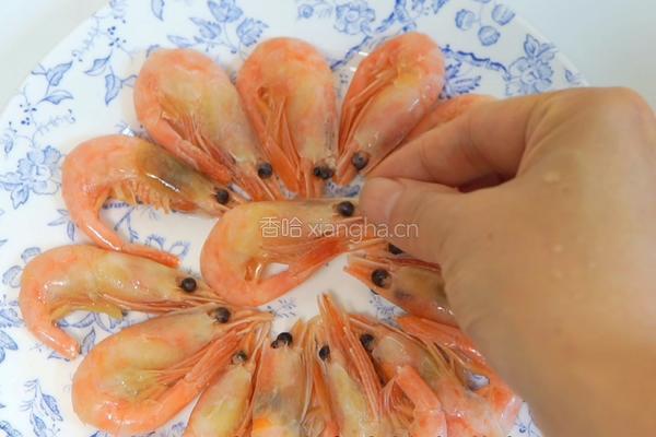 加拿大北极虾菜角的做法图解1
