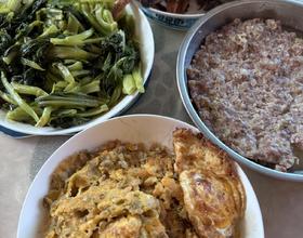 早餐🥣菜配白粥[图]
