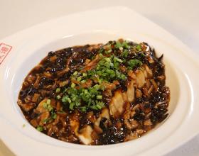 黄花木耳肉丁扒豆腐[图]