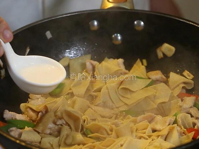 豆皮炒肉